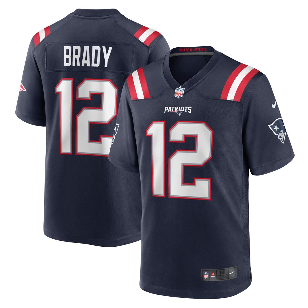 Tom Brady New England Patriots Retired Game Jersey - White