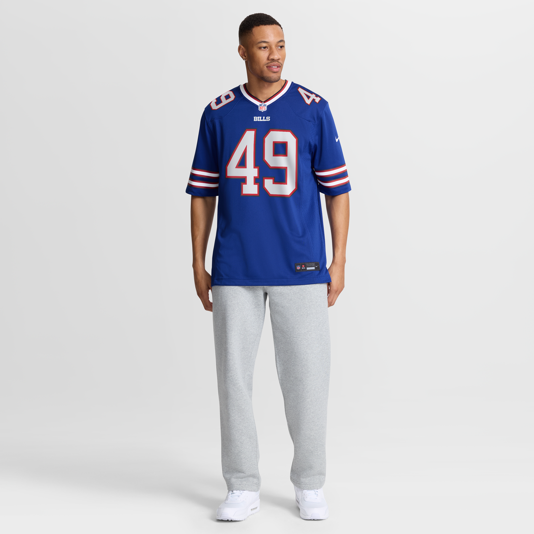 DaShaun White Buffalo Bills Team Game Jersey - Royal