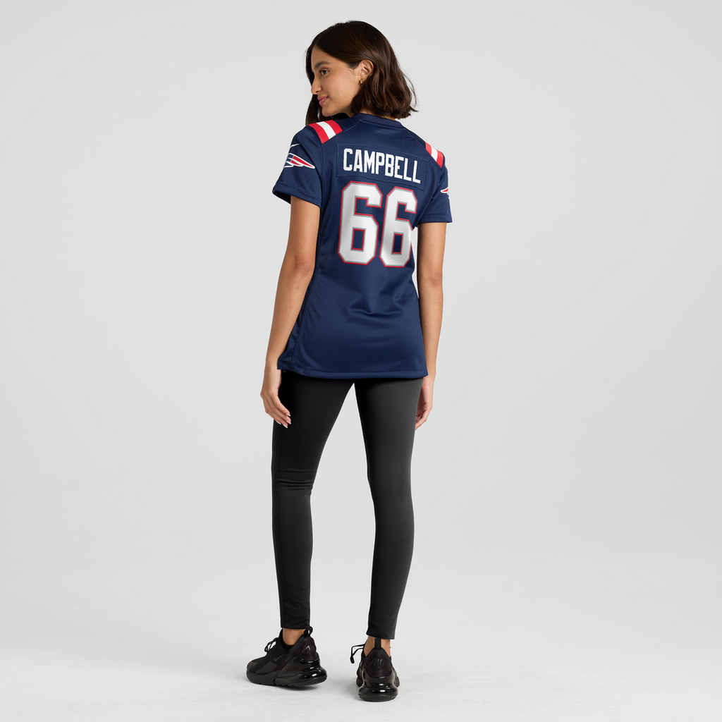 Will Campbell New England Patriots Women's Team Game Jersey - Navy