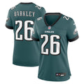 Saquon Barkley Philadelphia Eagles Women's Game Player Jersey - Midnight Green