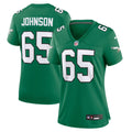Lane Johnson Philadelphia Eagles Women's Alternate Game Jersey - Kelly Green