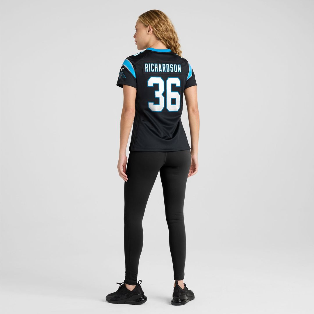Demani Richardson Carolina Panthers Women's Team Game Jersey - Black