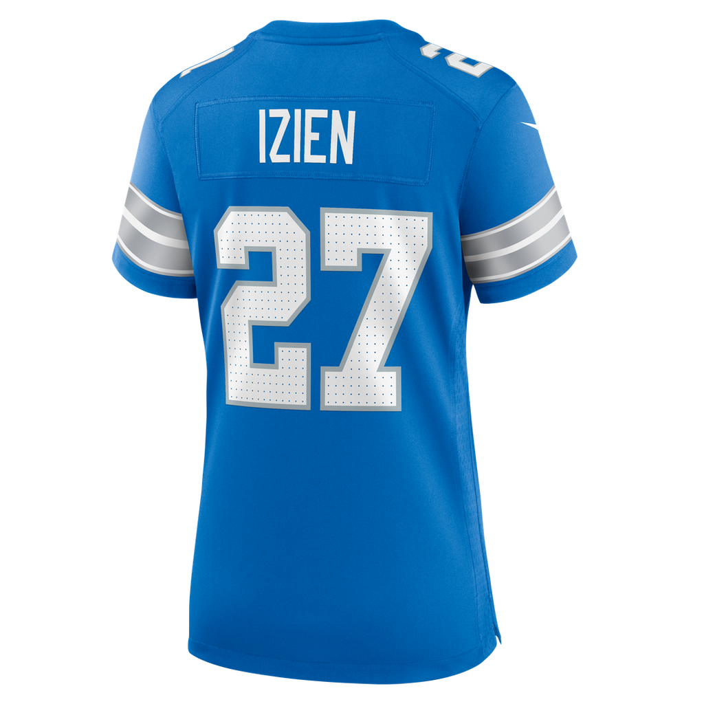 Christian Izien Detroit Lions Women's Team Game Jersey - Blue