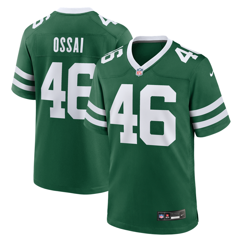 Joseph Ossai New York Jets Team Game Jersey - Legacy Green