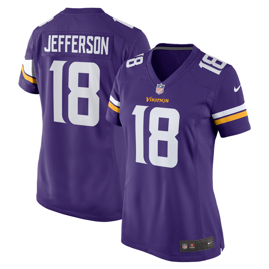 Justin Jefferson Minnesota Vikings Women's Game Jersey - Purple