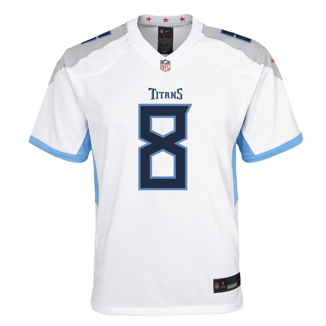 Will Levis Tennessee Titans Youth Game Jersey - White