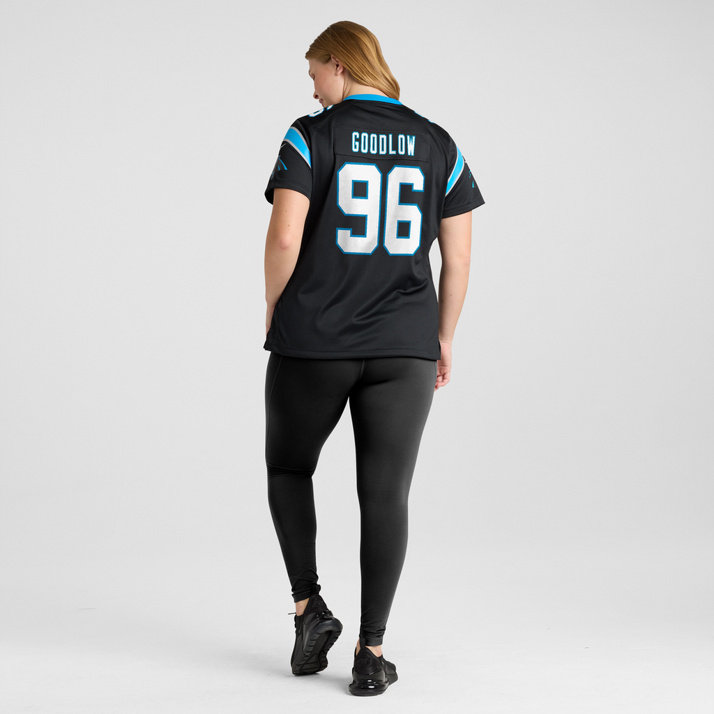 Anthony Goodlow Carolina Panthers Women's Team Game Jersey - Black