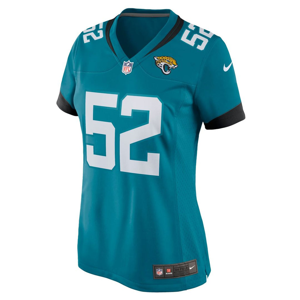 DaVon Hamilton Jacksonville Jaguars Women's Game Jersey - Black