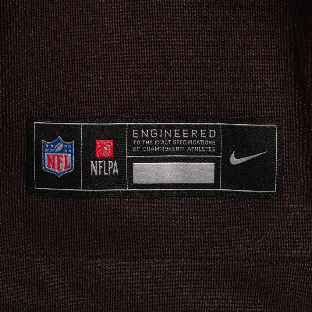 Zion Johnson Cleveland Browns Team Game Jersey - Brown