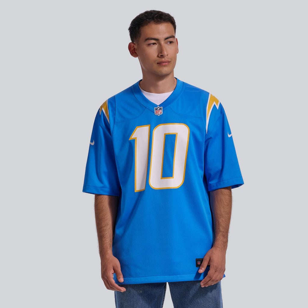 Justin Herbert Los Angeles Chargers Player Game Jersey - Powder Blue