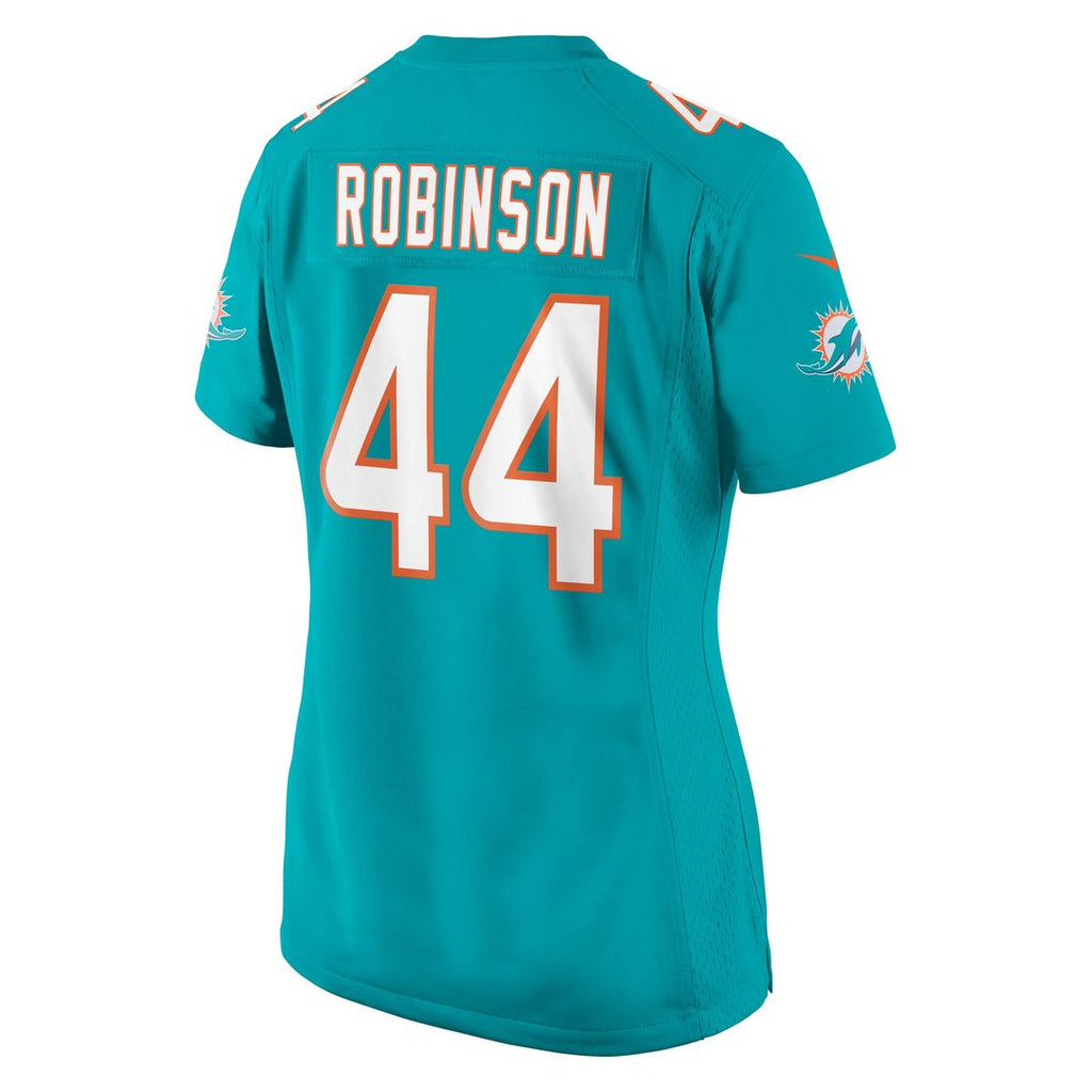 Chop Robinson Miami Dolphins Women's Game Jersey - Aqua