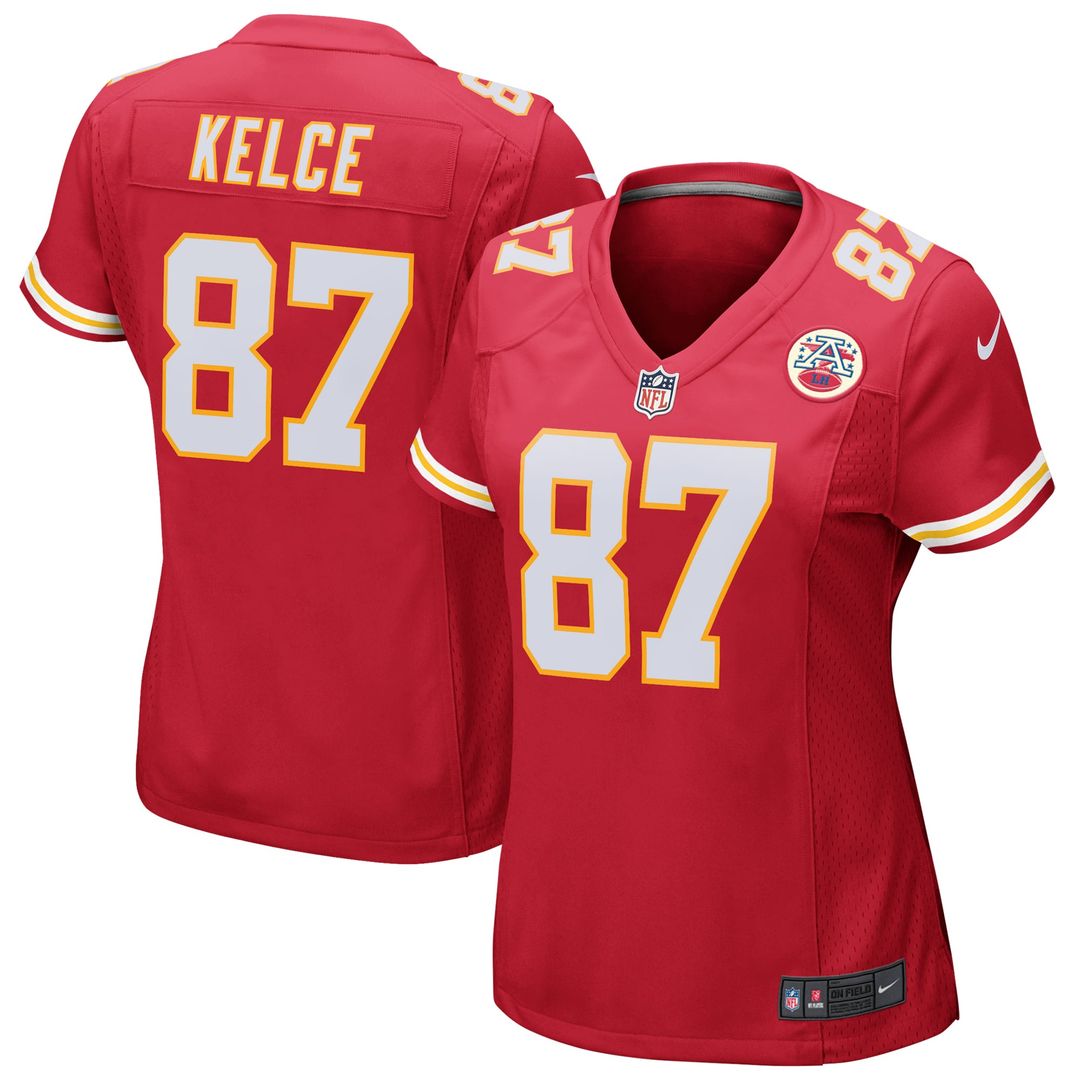 Travis Kelce Kansas City Chiefs Women's Game Jersey - Red