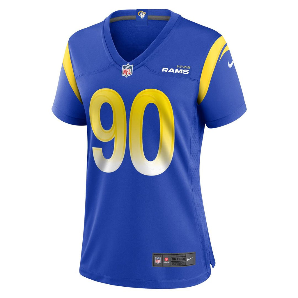 Tyler Davis Los Angeles Rams Women's Game Jersey - Royal
