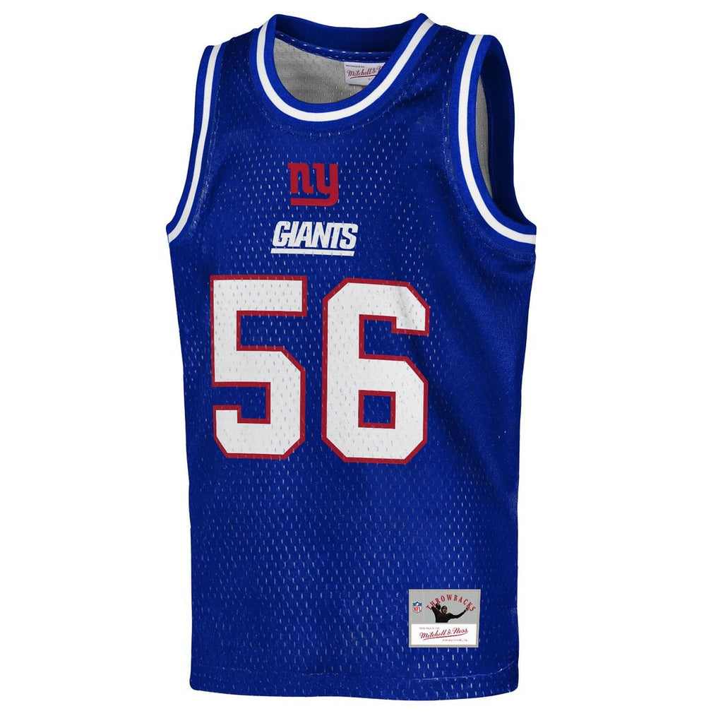 Lawrence Taylor New York Giants Youth Retired Player NFL Basketball Fashion Jersey - Royal