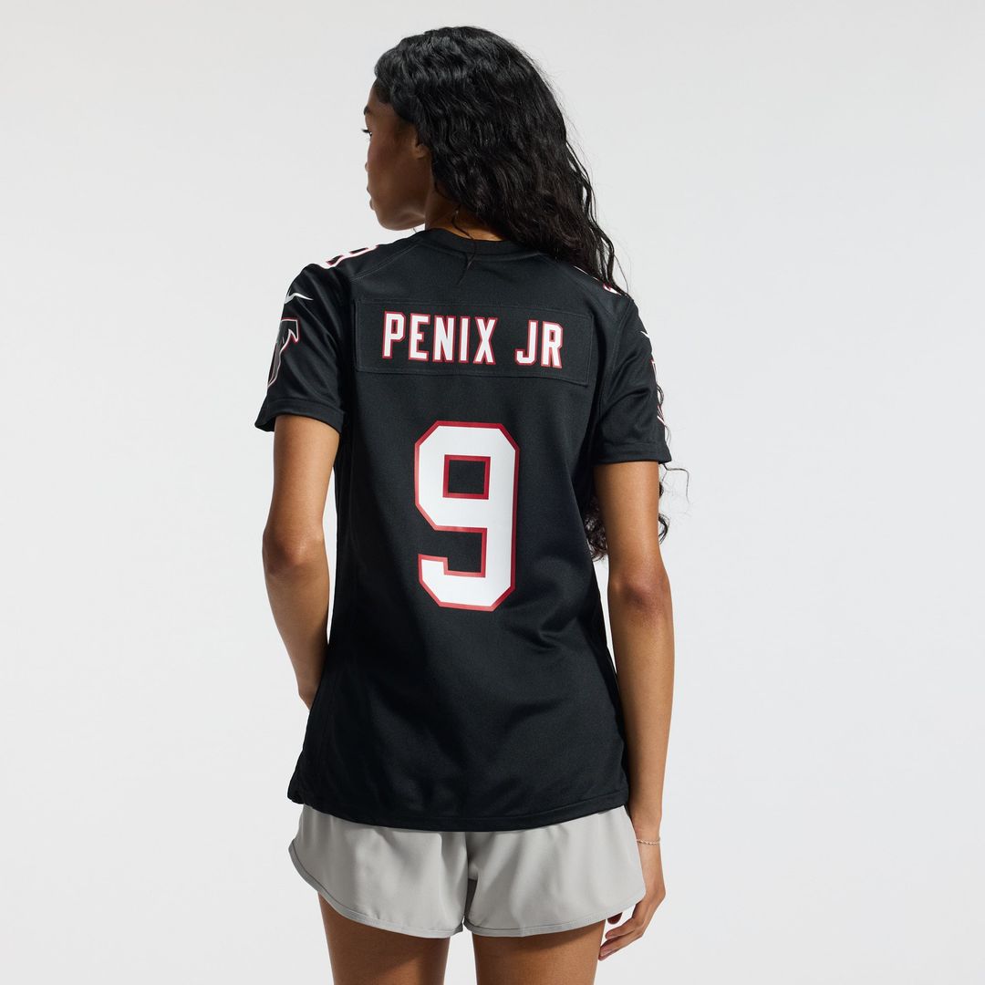 Michael Penix Jr. Atlanta Falcons Women's Alternate Game Jersey - Black