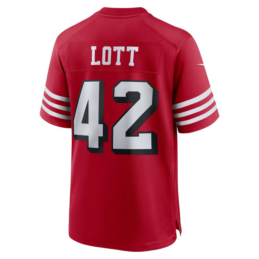 Ronnie Lott San Francisco 49ers Retired Player Alternate Game Jersey - Scarlet