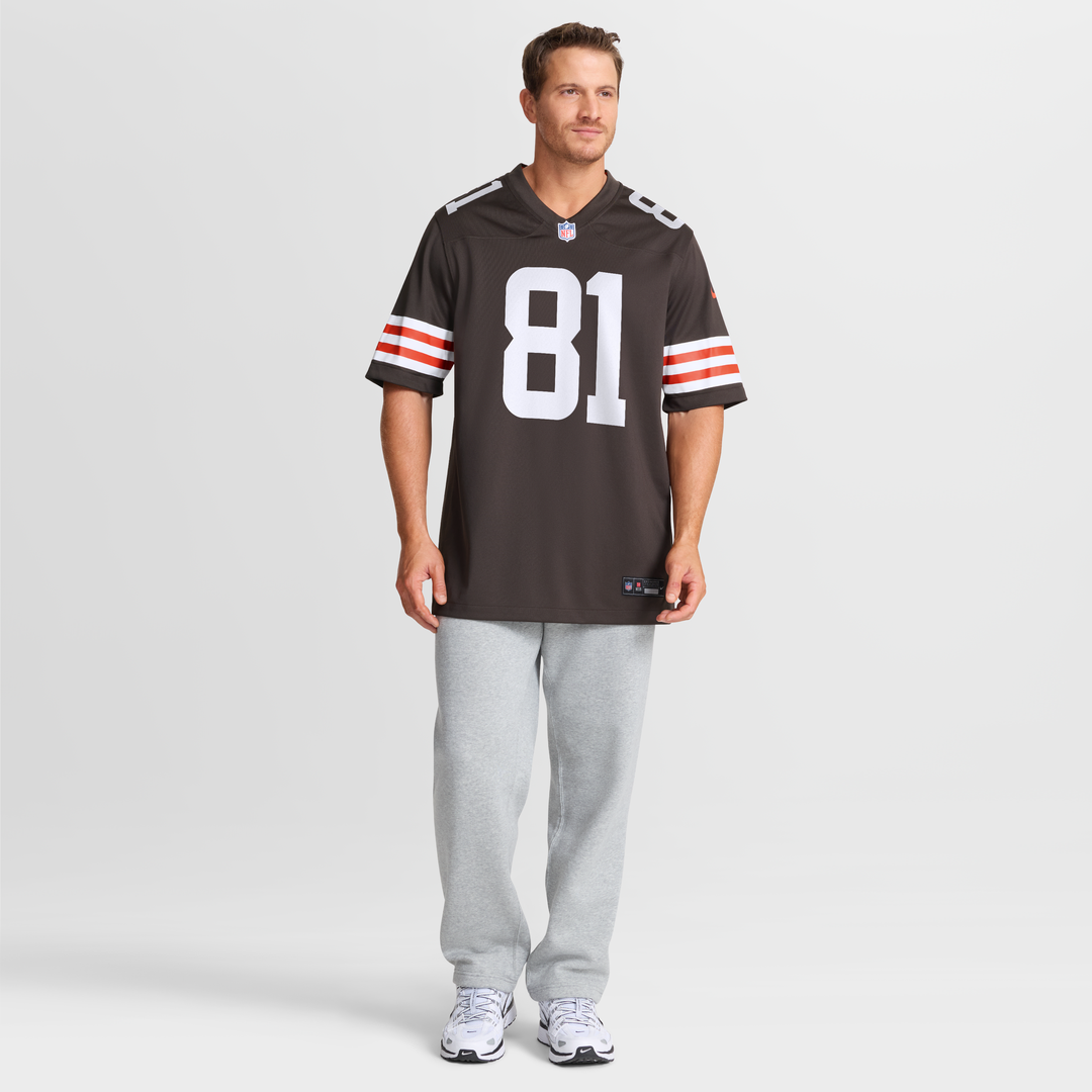 Luke Floriea Cleveland Browns Team Game Jersey - Brown