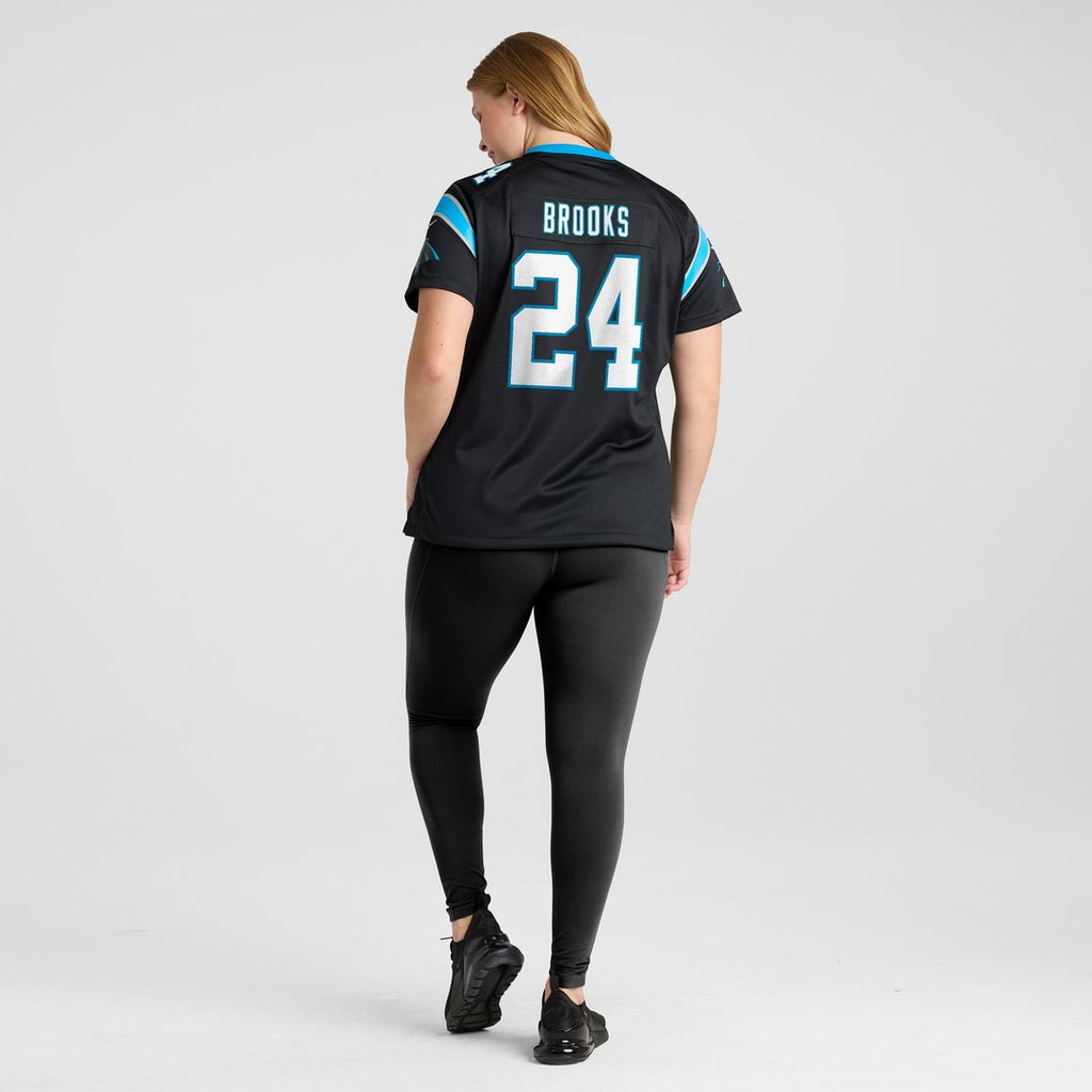 Jonathon Brooks Carolina Panthers Women's Game Jersey - Black
