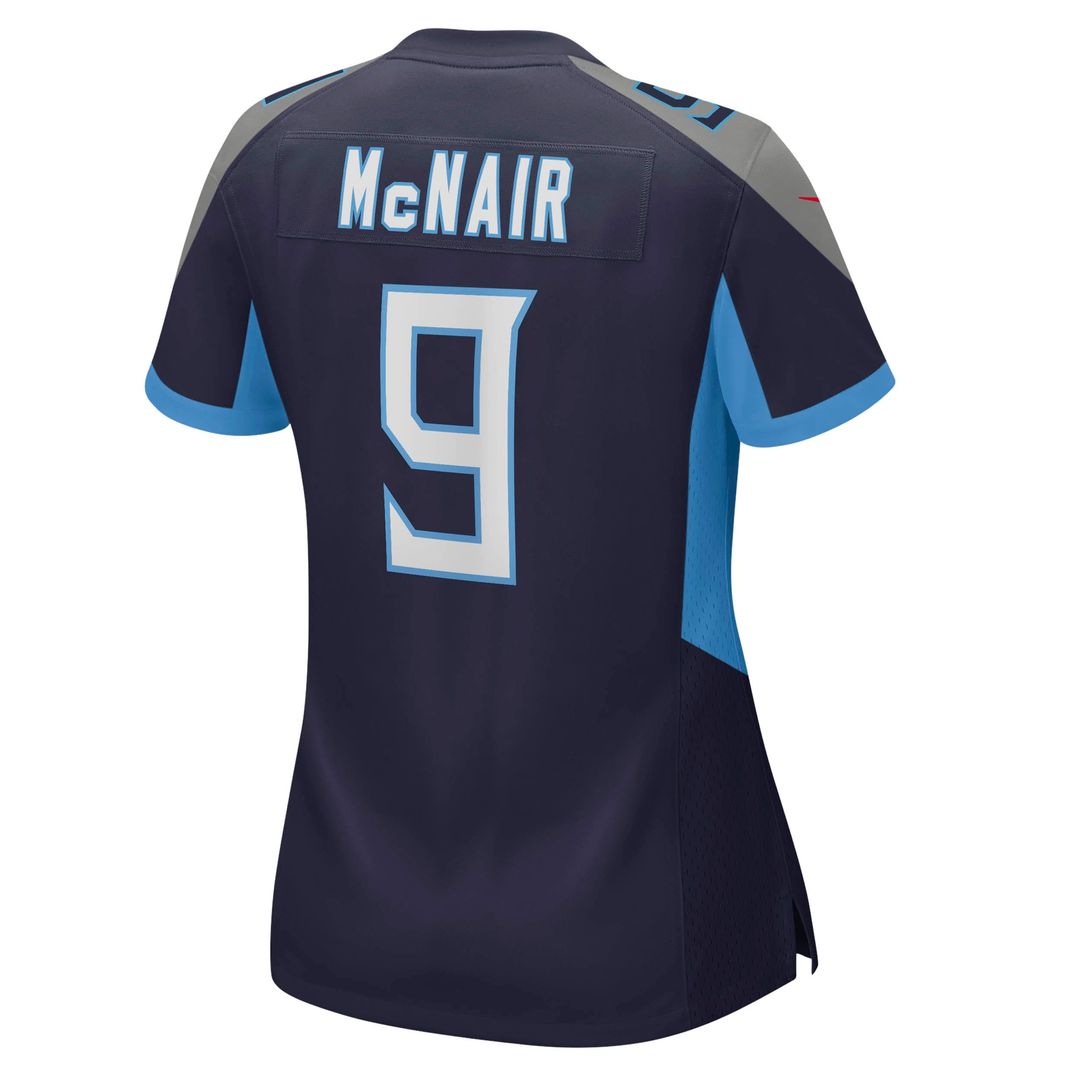 Steve McNair Tennessee Titans Women's Oilers Throwback Retired Player Game Jersey - Light Blue