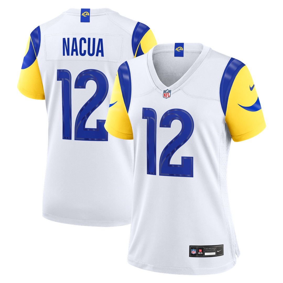 Puka Nacua Los Angeles Rams Women's Game Jersey - White