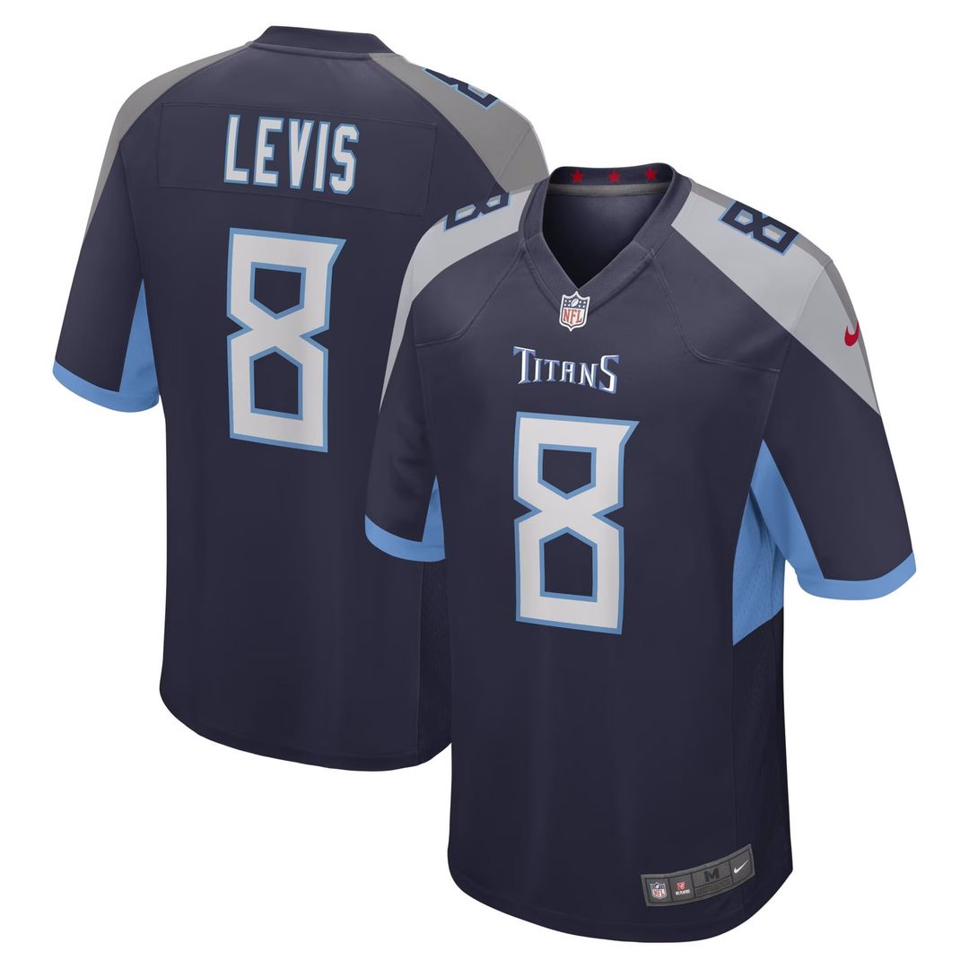 Will Levis Tennessee Titans Youth Game Jersey - White