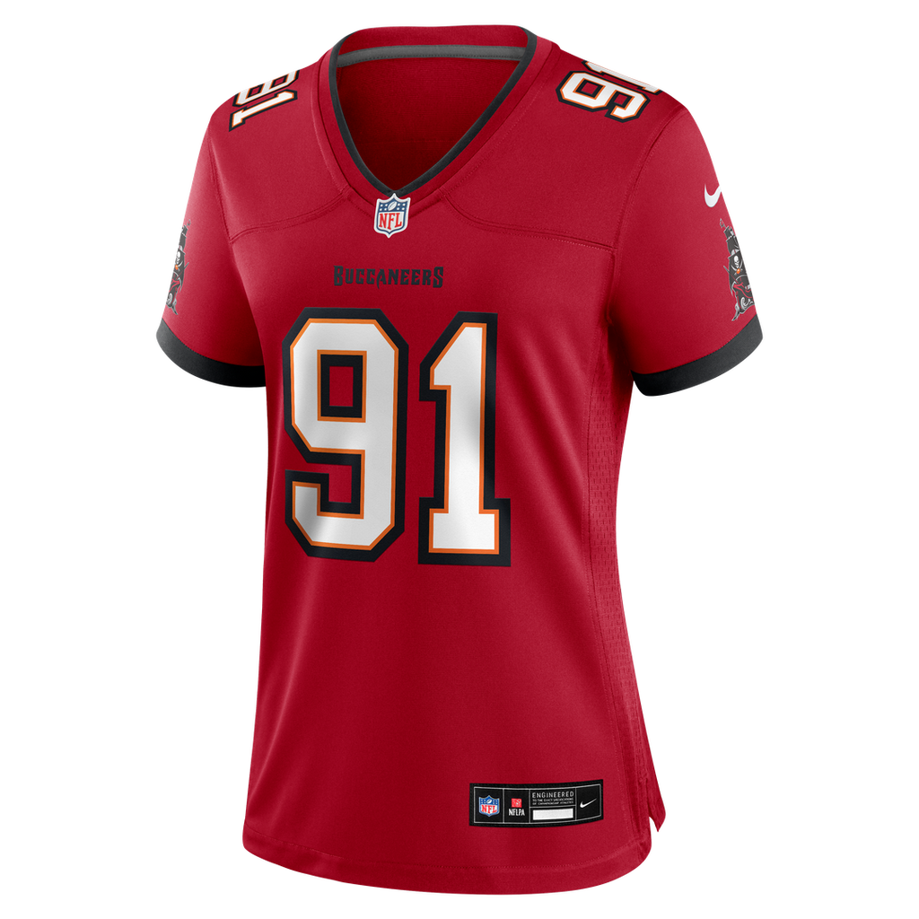 A'Shawn Robinson Tampa Bay Buccaneers Women's Team Game Jersey - Red