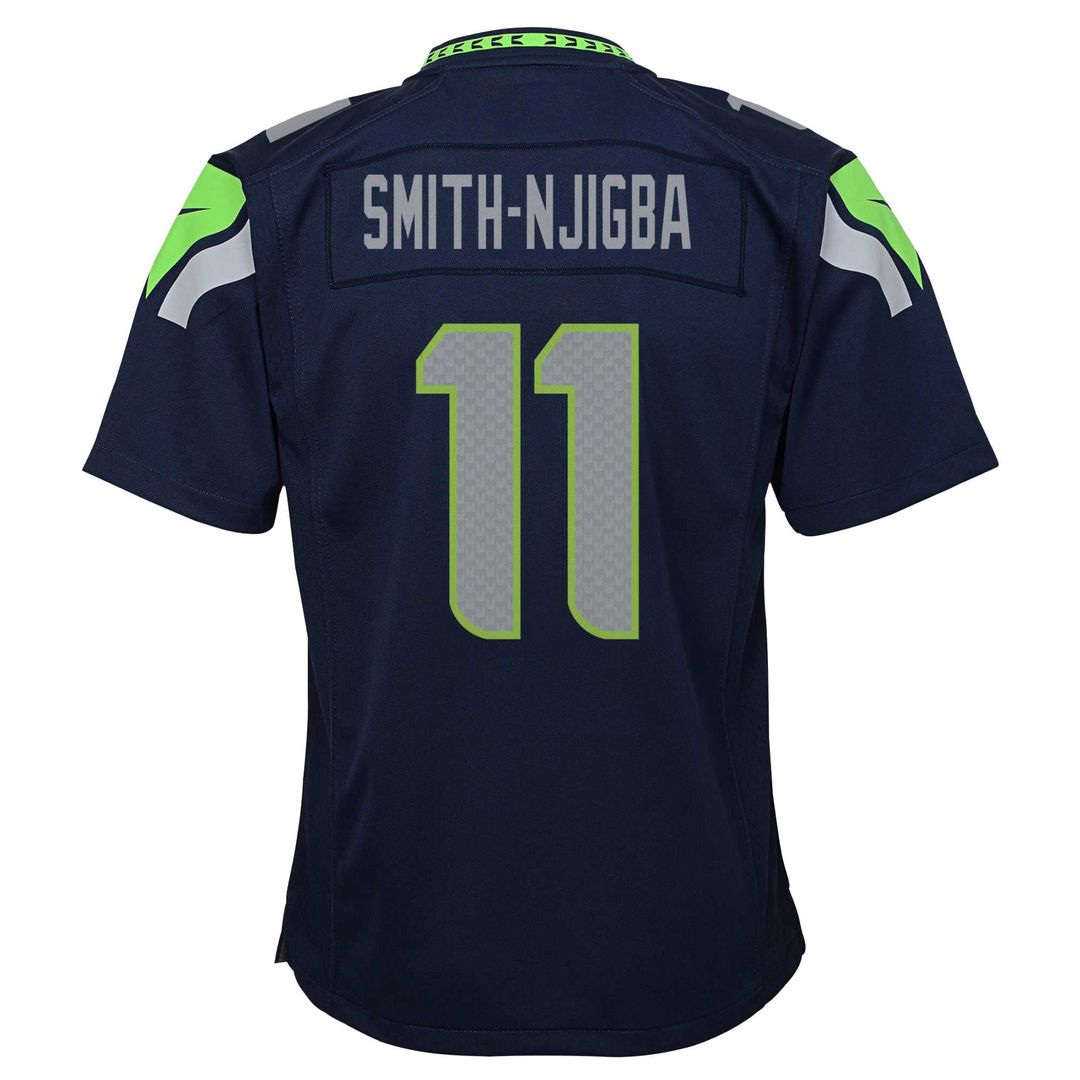Jaxon Smith - Njigba Seattle Seahawks Youth Game Jersey - College Navy