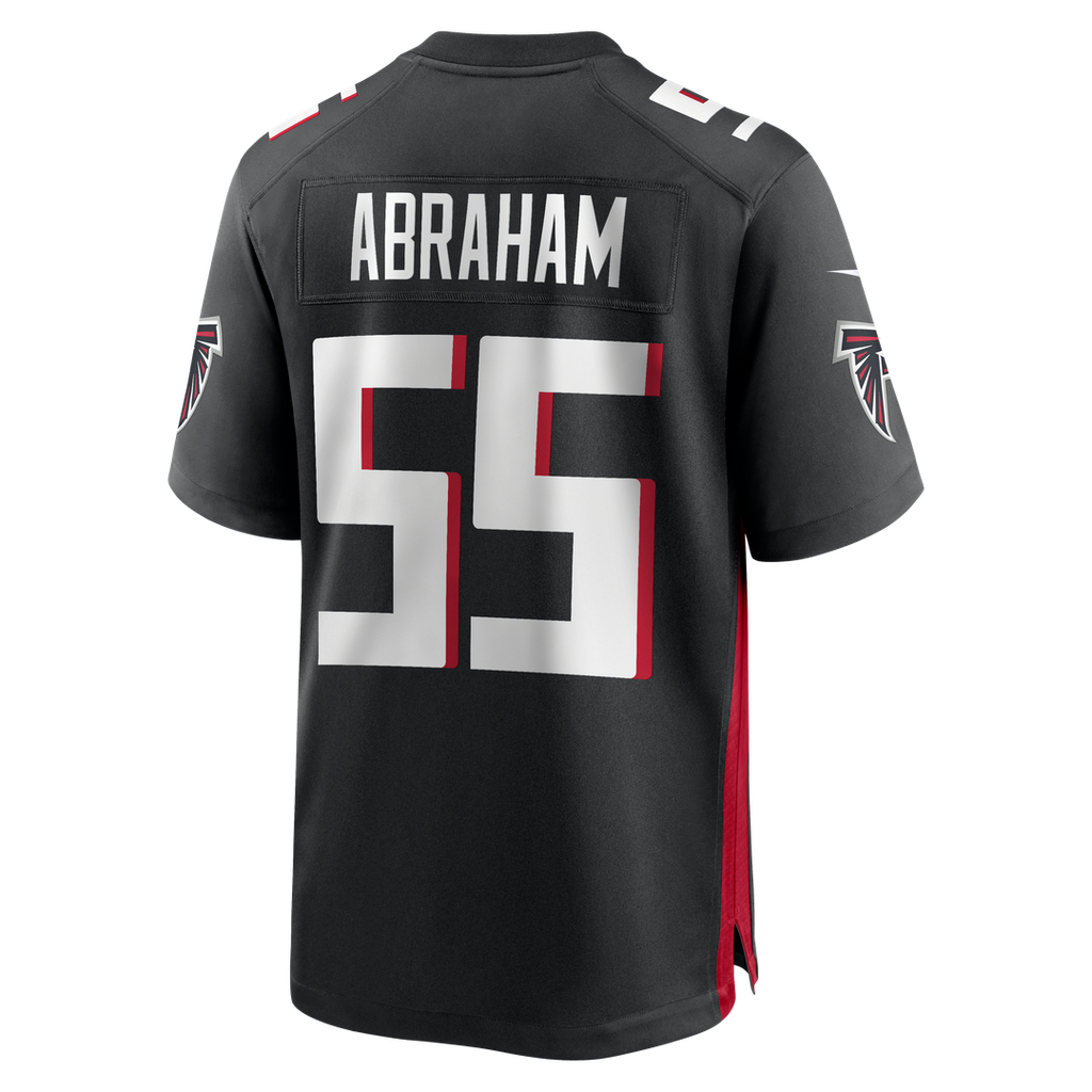 John Abraham Atlanta Falcons Game Retired Player Jersey - Black