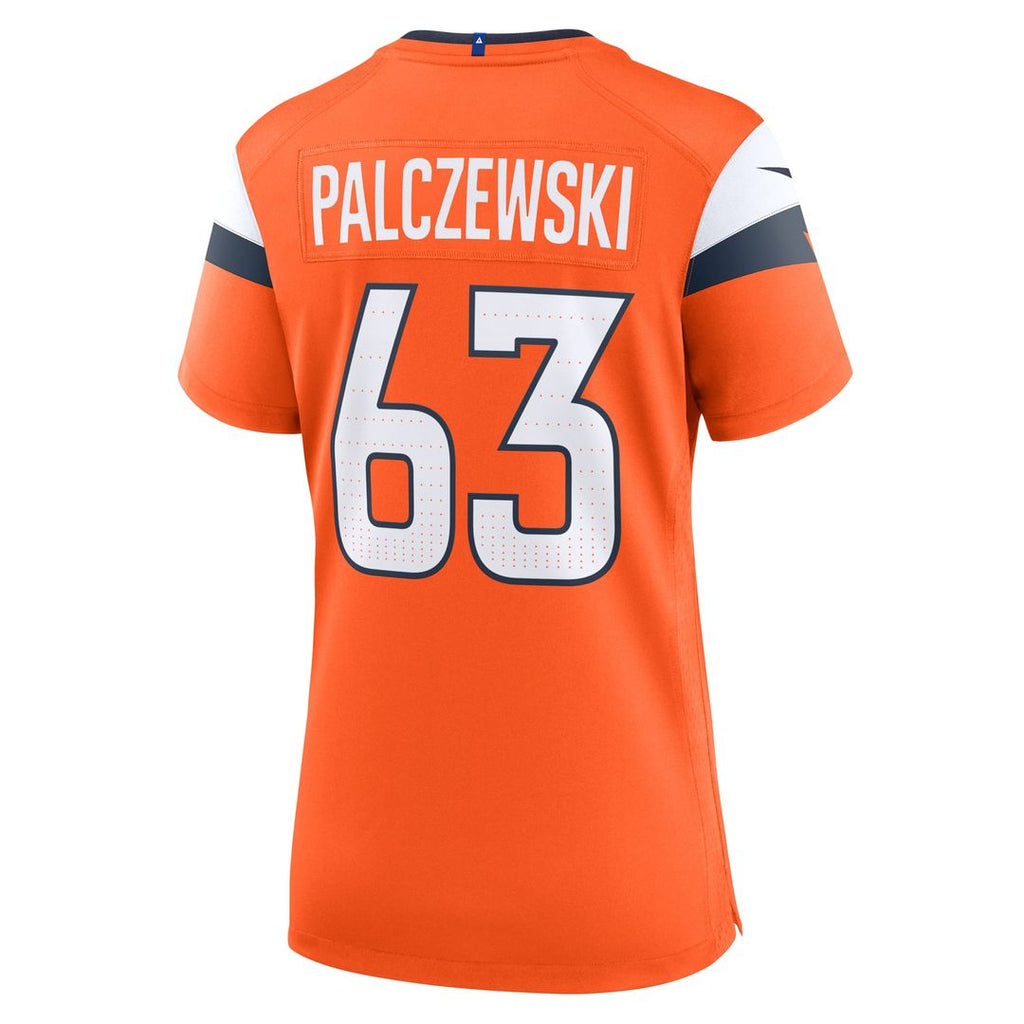 Alex Palczewski Denver Broncos Women's Team Game Jersey - Orange