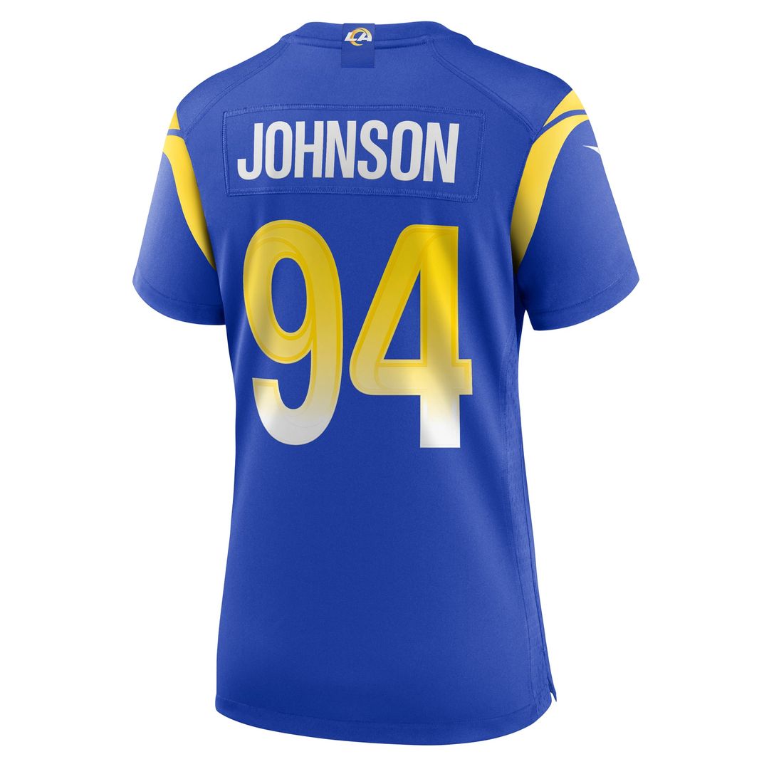 Desjuan Johnson Los Angeles Rams Women's Home Game Jersey - Royal
