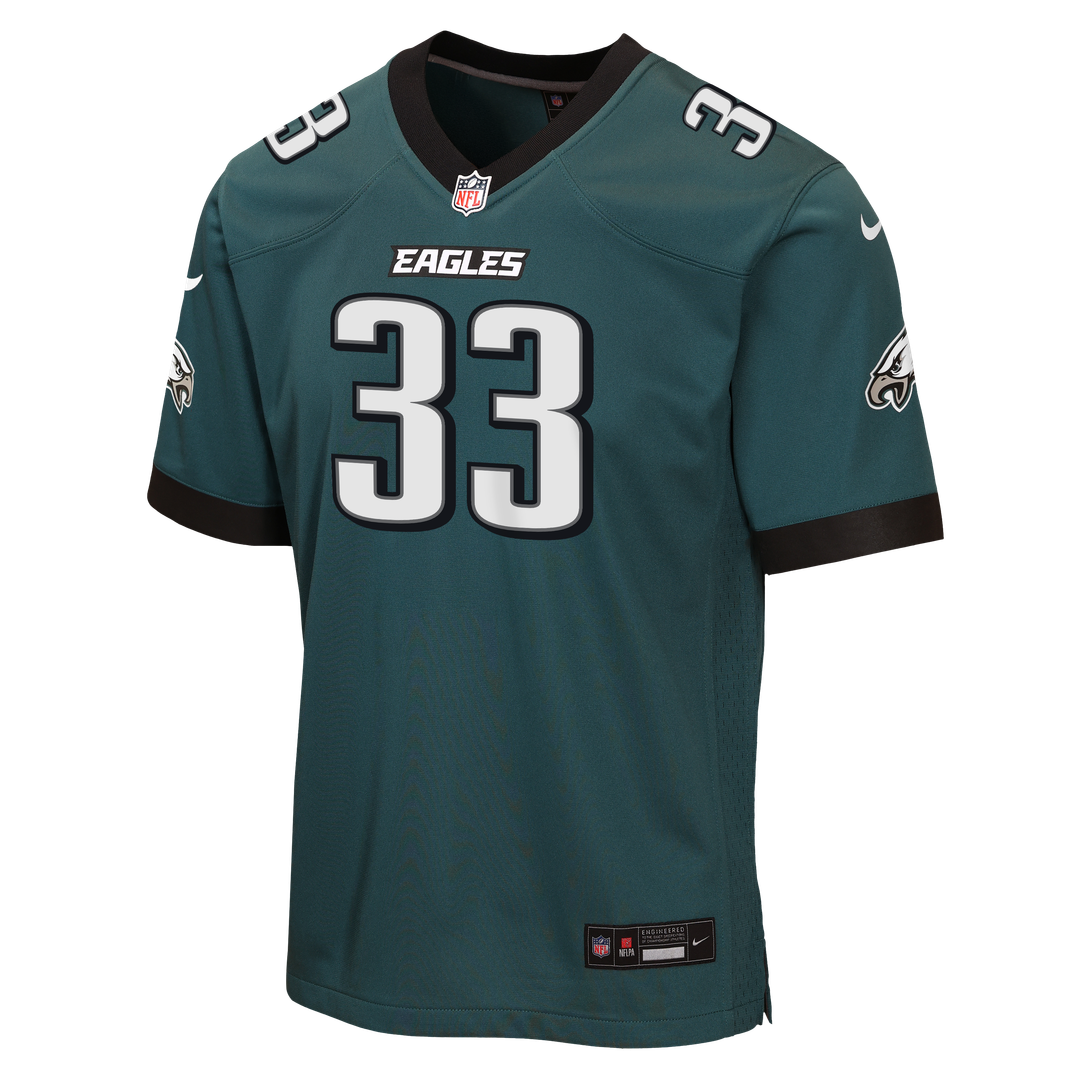 Cooper DeJean Philadelphia Eagles Youth Team Game Jersey - Midnight Green