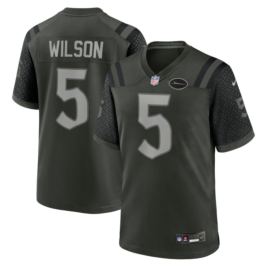 Garrett Wilson New York Jets Rivalries Collection Game Jersey - Green