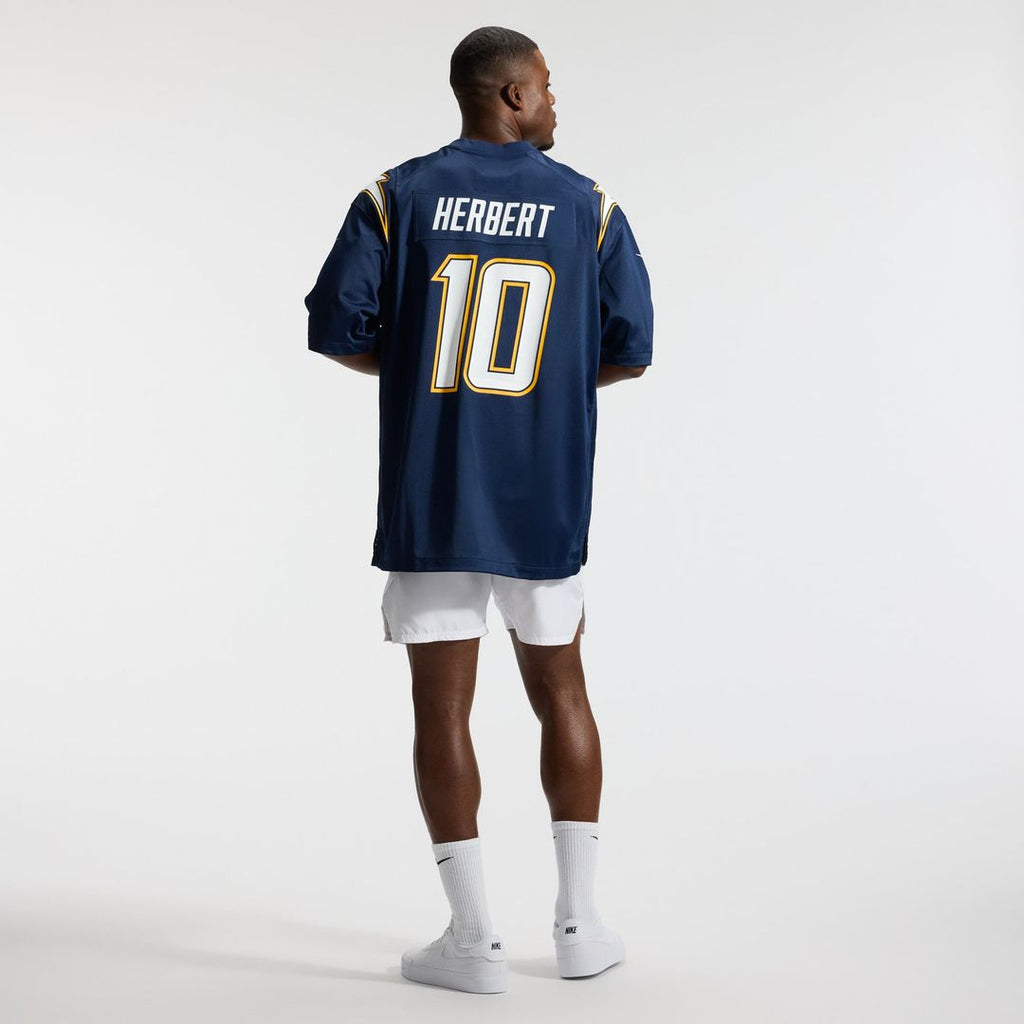 Justin Herbert Los Angeles Chargers Alternate Super Chargers Game Player Jersey - Navy