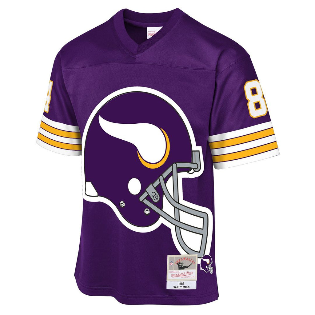 Randy Moss Minnesota Vikings Youth 1998 Throwback Fashion Jersey - Purple