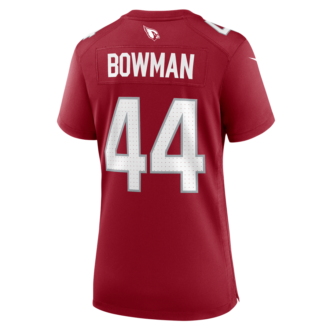 Shawn Bowman Arizona Cardinals Women's Team Game Jersey - Cardinal