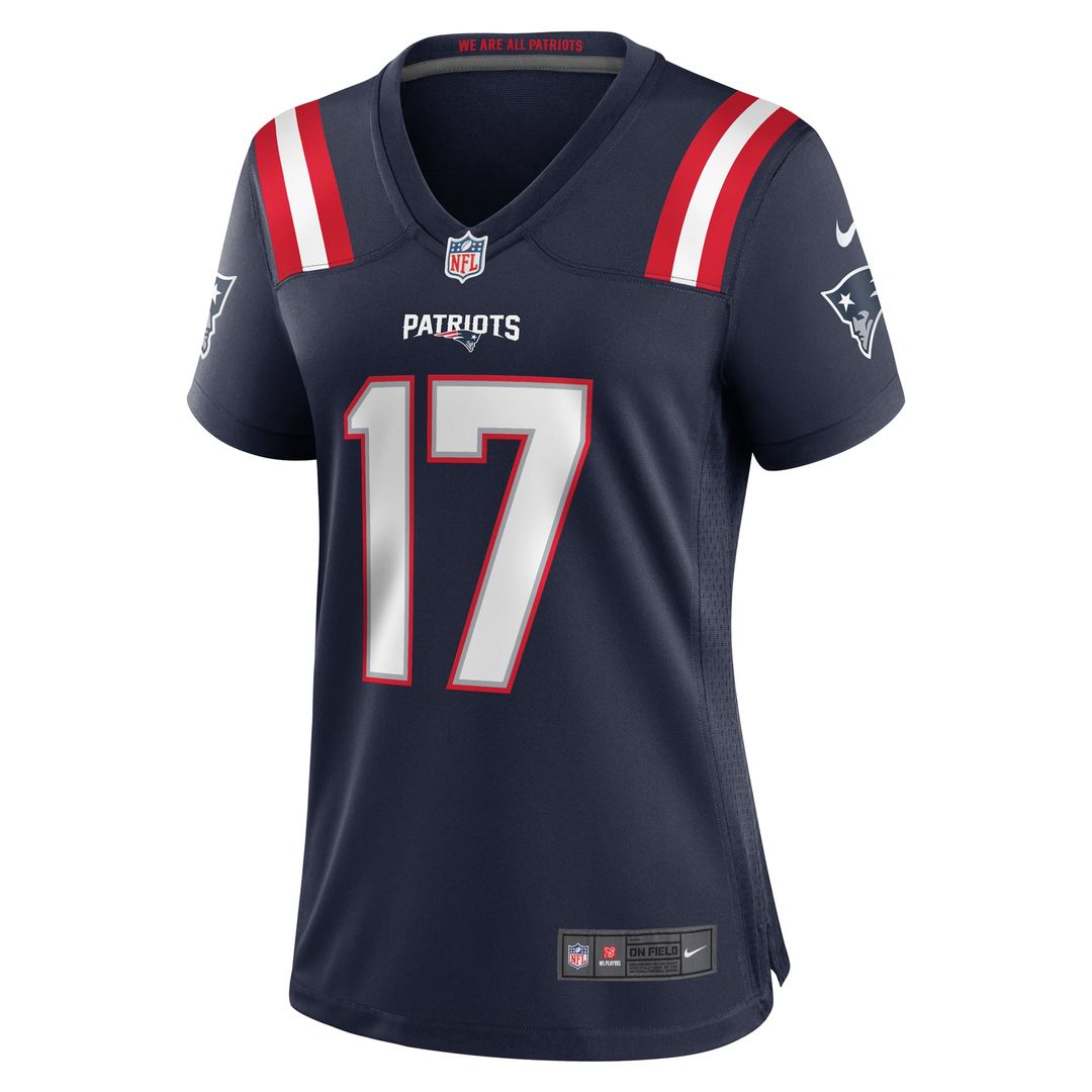Bryce Baringer New England Patriots Women's Game Jersey - Navy