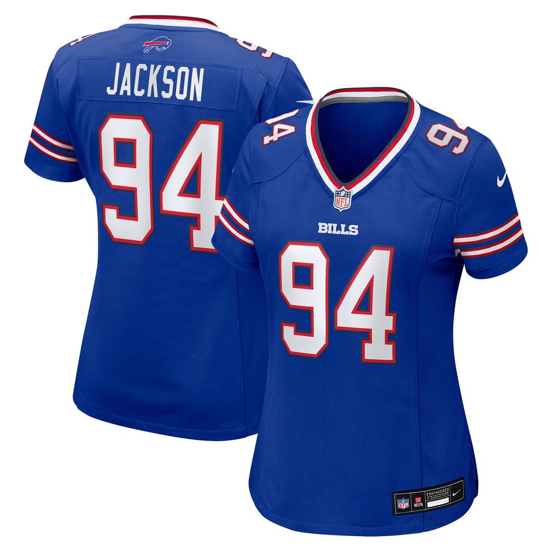 Landon Jackson Buffalo Bills Women's Team Game Jersey - Royal