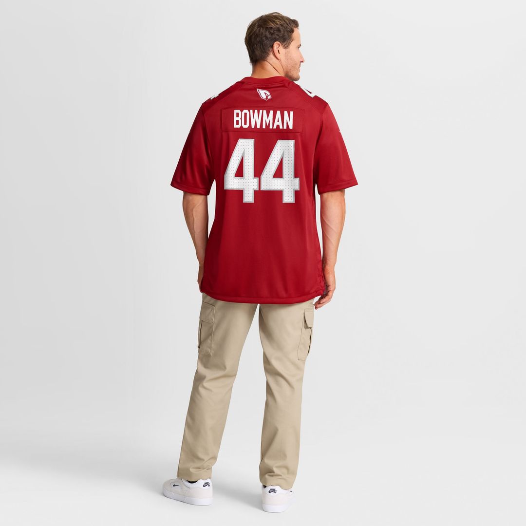 Shawn Bowman Arizona Cardinals Team Game Jersey - Cardinal