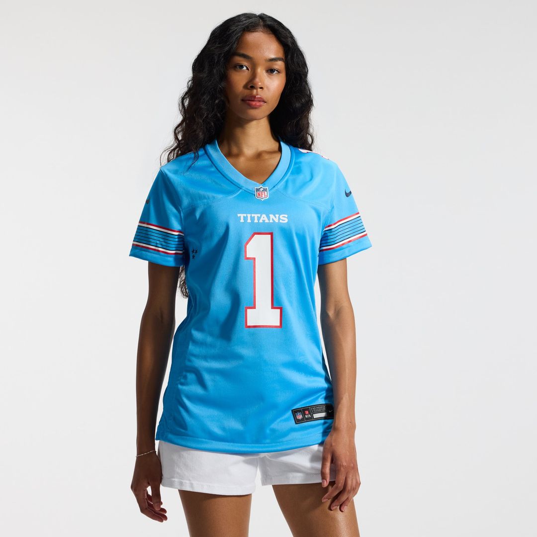 Cameron Ward Tennessee Titans Women's Game Jersey - White