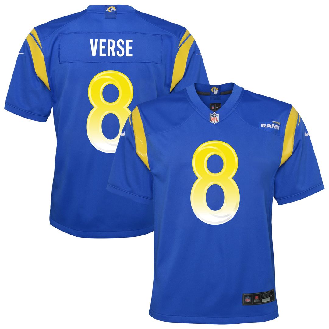Jared Verse Los Angeles Rams Youth Team Game Jersey - Royal