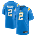 Elijah Molden Los Angeles Chargers Team Game Jersey - Powder Blue