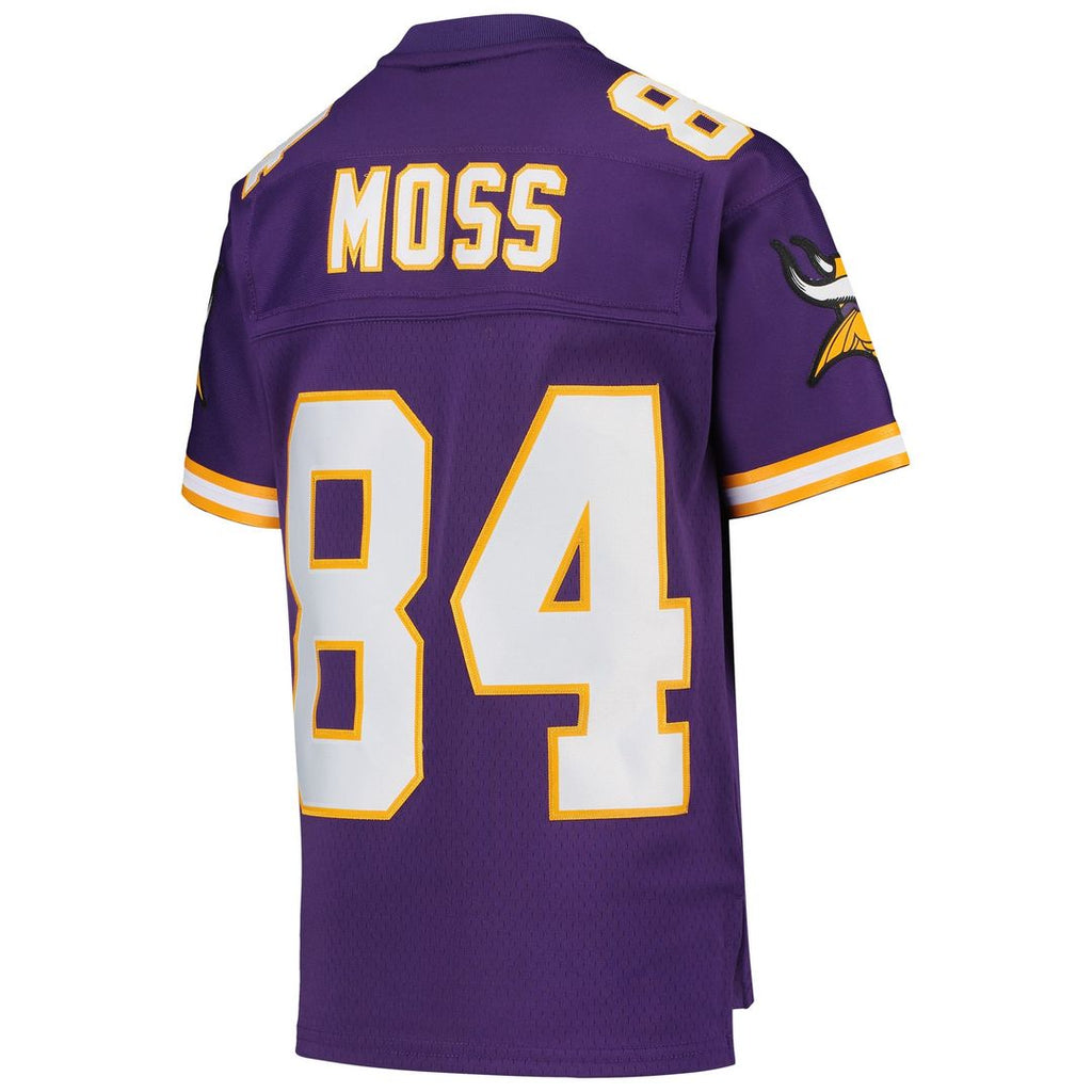 Randy Moss Minnesota Vikings Youth 1998 Legacy Retired Player Jersey - Purple