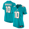 Jacob Rodriguez Miami Dolphins Women's Team Game Jersey - Aqua