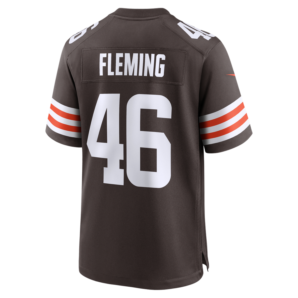 Don Fleming Cleveland Browns Retired Player Jersey - Brown