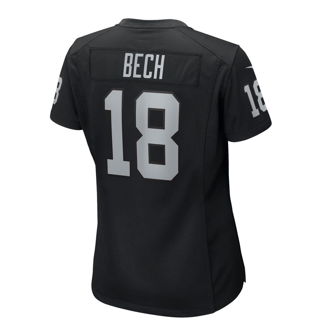 Jack Bech Las Vegas Raiders Women's Team Game Jersey - Black