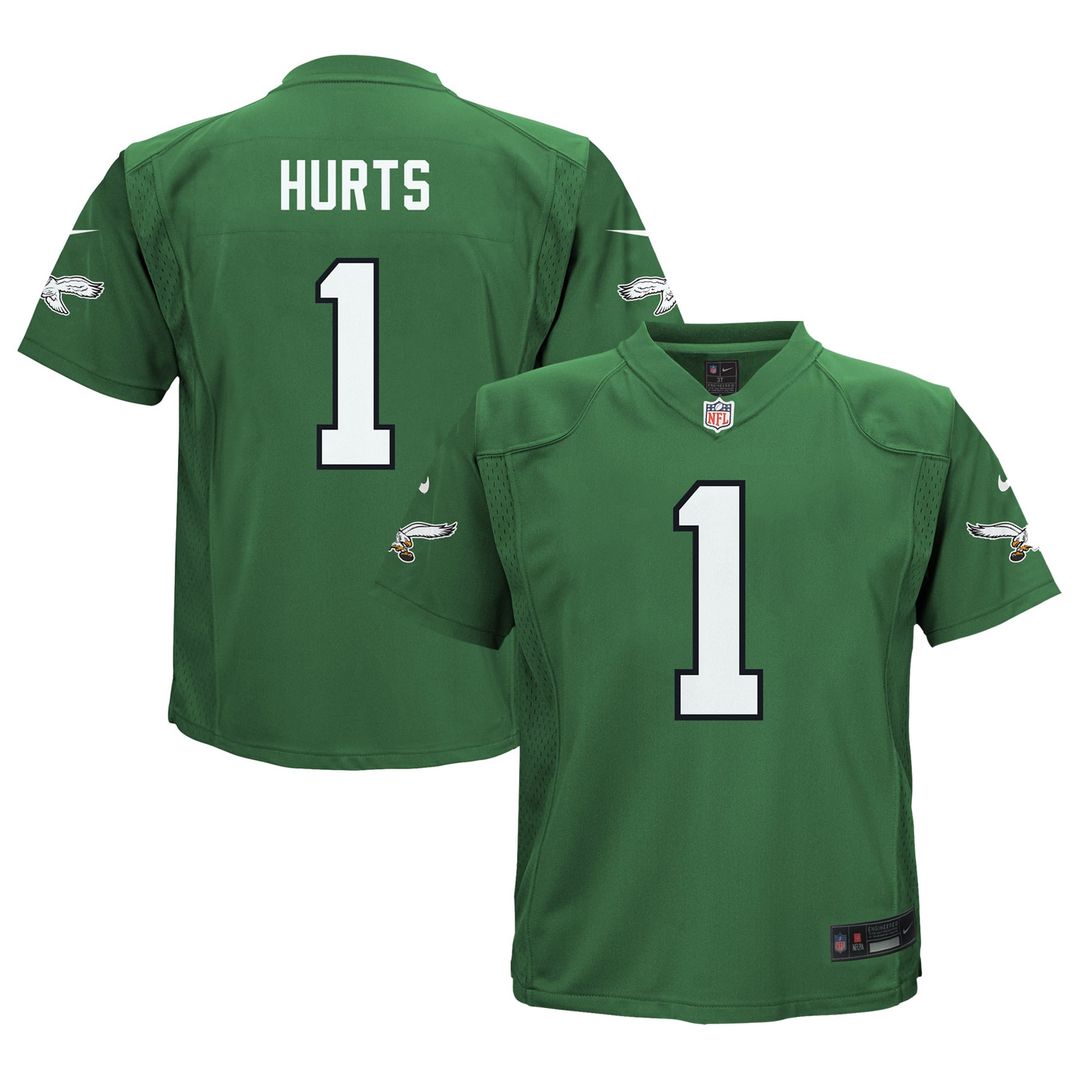 Jalen Hurts Philadelphia Eagles Toddler Game Jersey - Midnight Green