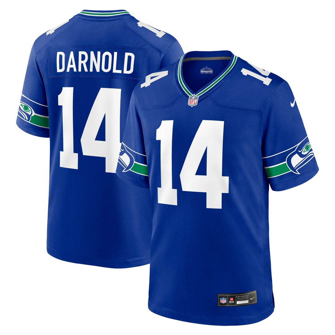 Sam Darnold Seattle Seahawks Team Game Jersey - College Navy
