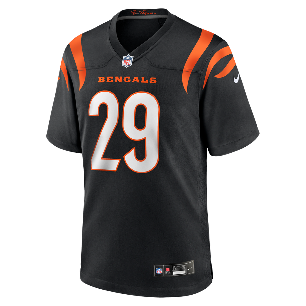 Kyle Dugger Cincinnati Bengals Team Game Jersey - Black