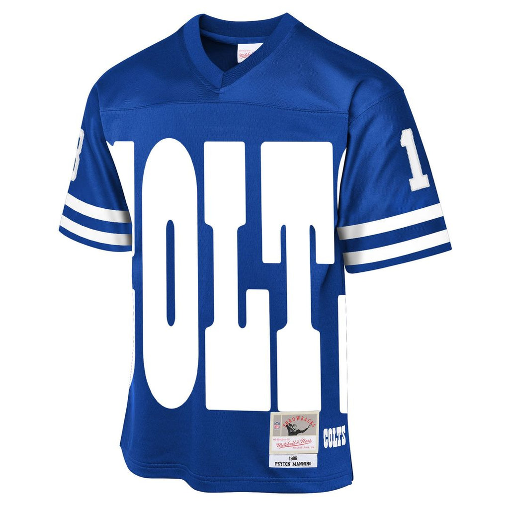 Peyton Manning Indianapolis Colts Youth 1998 Throwback Fashion Jersey - Royal