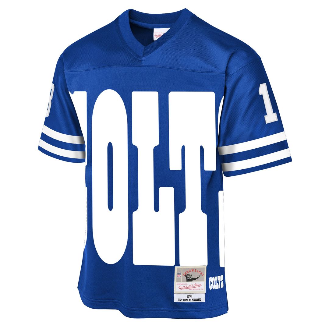Peyton Manning Indianapolis Colts Youth 1998 Throwback Fashion Jersey - Royal